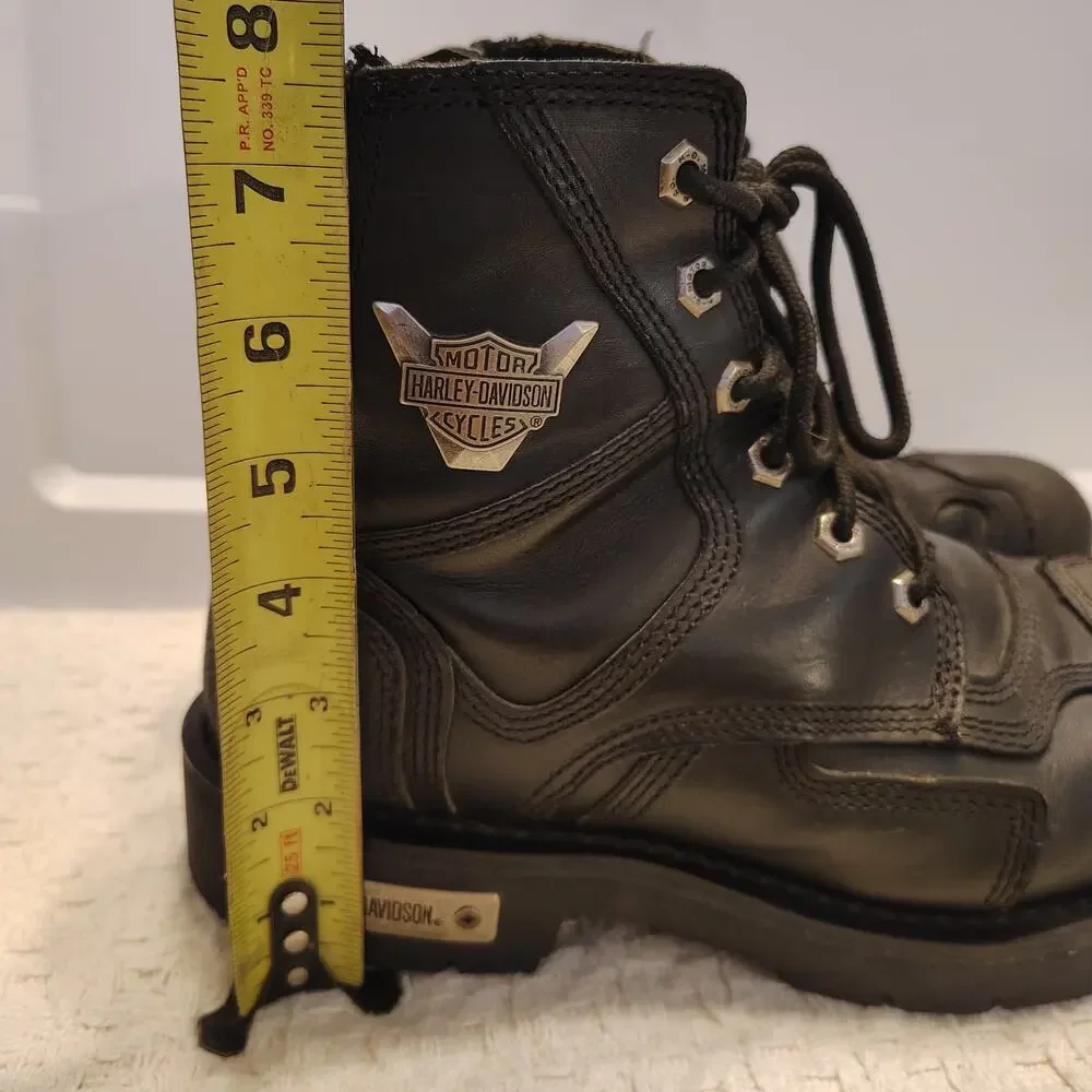 Harley Davidson Men's Stealth Motorcycle Boots Black D91642